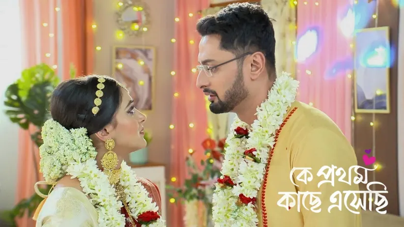 Rik Applies Vermilion to Madhubani's Forehead