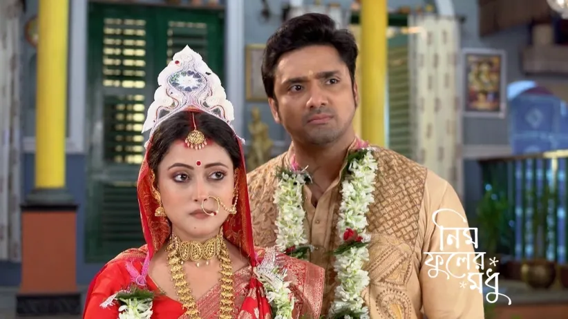 Newlyweds Srijan and Parna Arrive at the Dutta House