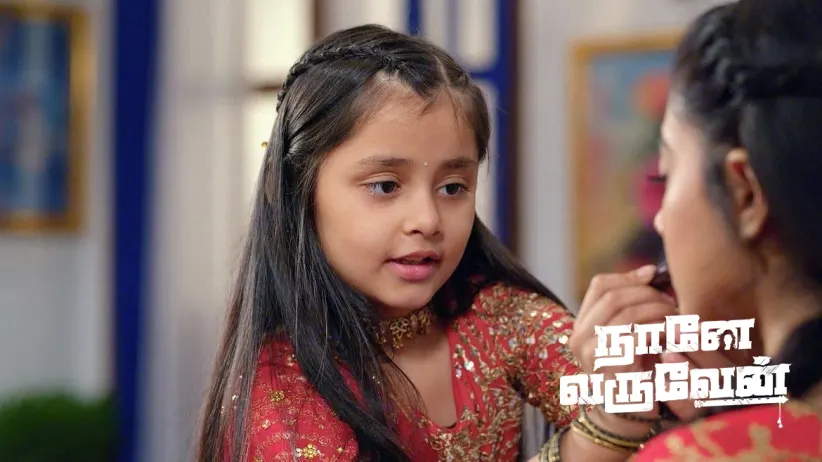 Khushi Dresses Up Radha 