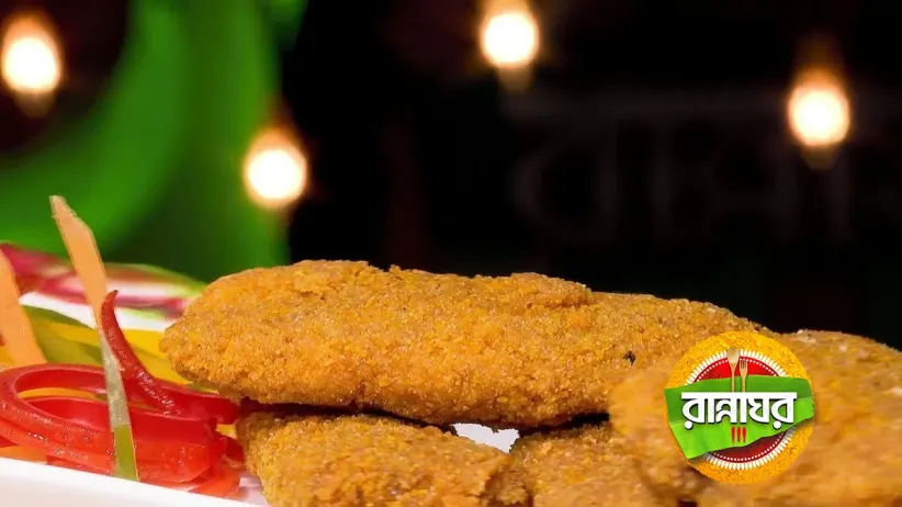 Dim Brishtir Noodles and Fishless Fish Fry