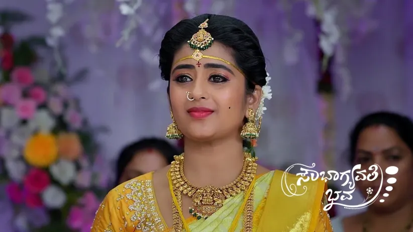 Mithra Ties the Nuptial Chain to Bhagyalakshmi