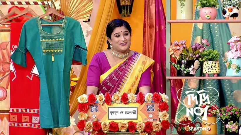 Businesswomen Exhibit Their Products on Stage