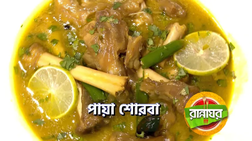 Paya Shorba and Namkin Gosht