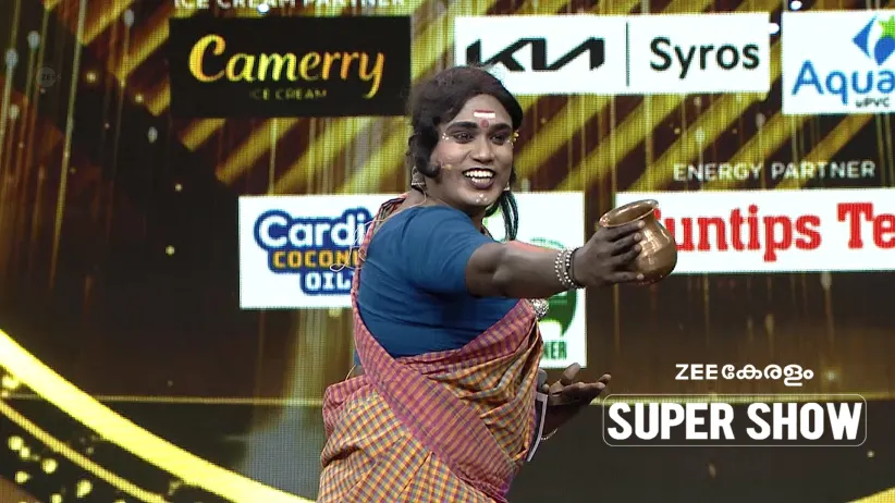 Anumol Performs a Skit