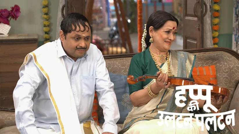 Happu's Family Dresses as South Indians