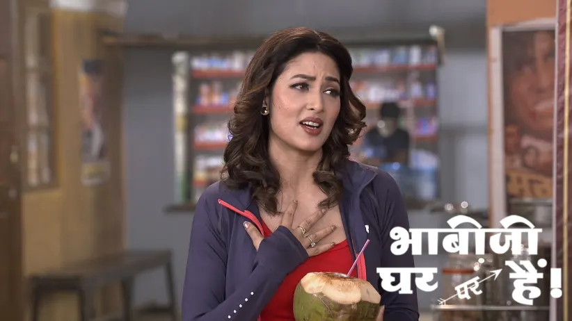 Angoori Causes Vibhuti to Fall from the Balcony