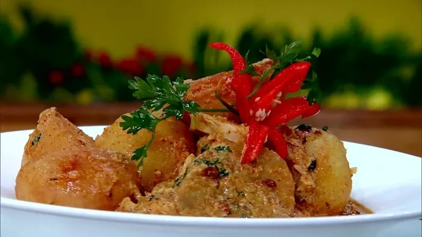Aloo Badsha ka Korma and Bholar Bharta