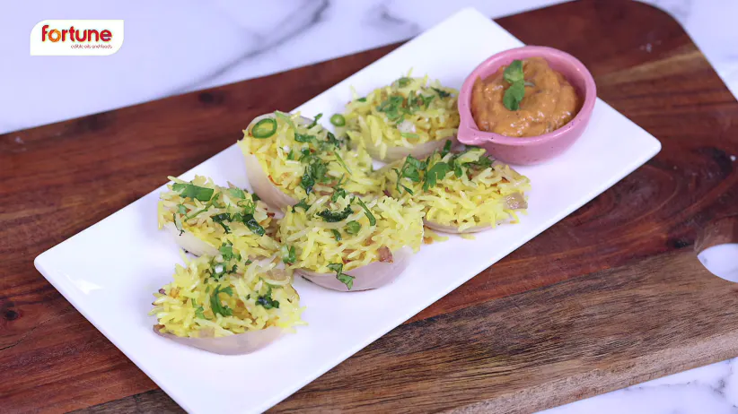 Zafrani Stuffed Onion Rice