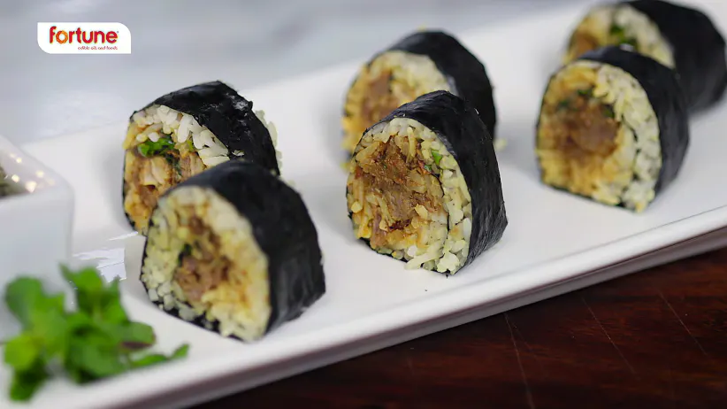 Mutton Biryani Sushi