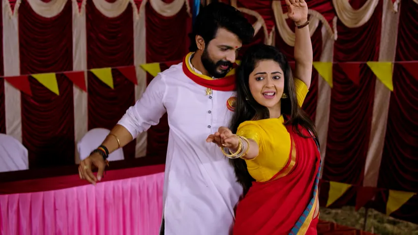 Rudra's Joyful Dance with Akshara