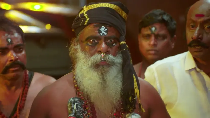 மந்திரவாதியின் கூற்றால் பயப்படும் சௌந்தரபாண்டி