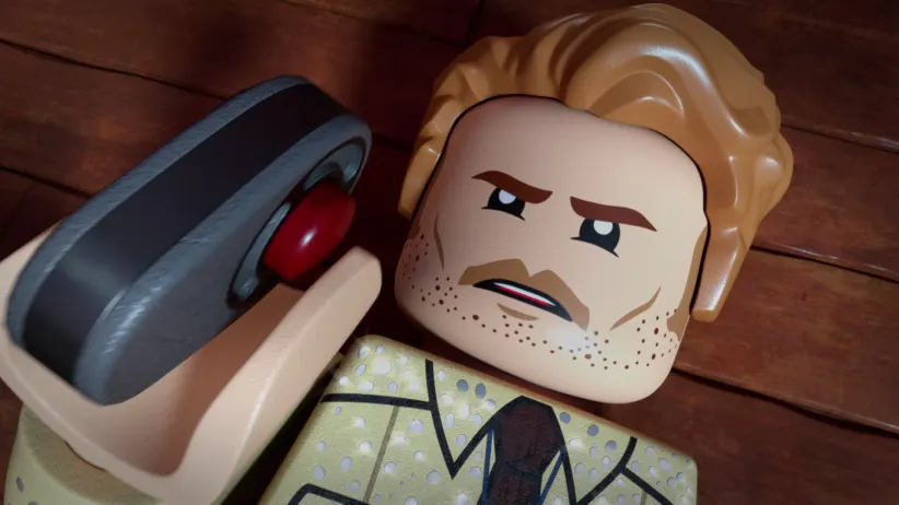 The Dilophosaurus Chase