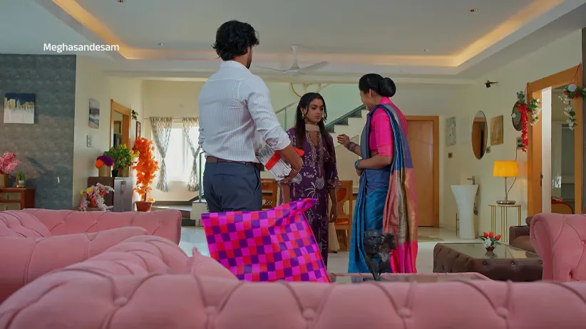 Bhoomi Falls in a Dilemma over Shiva's Wedding - Meghasandesam - Promo