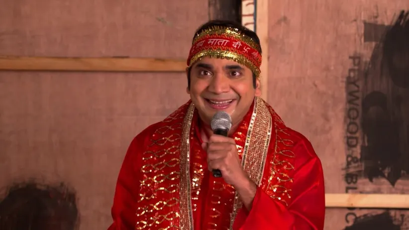 A tiger appears at the prayer ceremony - Bhabi Ji Ghar Par Hai