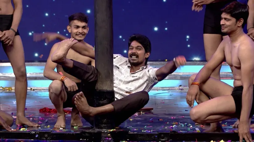 Dhanraj, Venu and Saddam on the Show