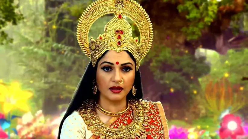 Goddess Poulomi Troubles Vidya