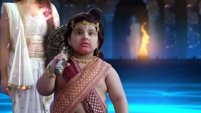Shani Dev and Maruti Face Each Other