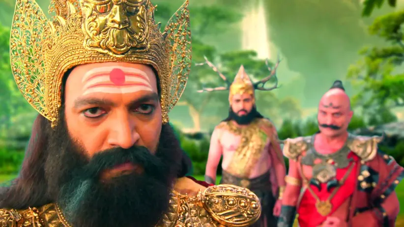Ravan arrives in Ayodhya - Kahat Hanuman Jai Shri Ram