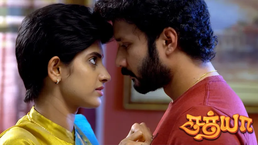 Sashi argues with the guard
