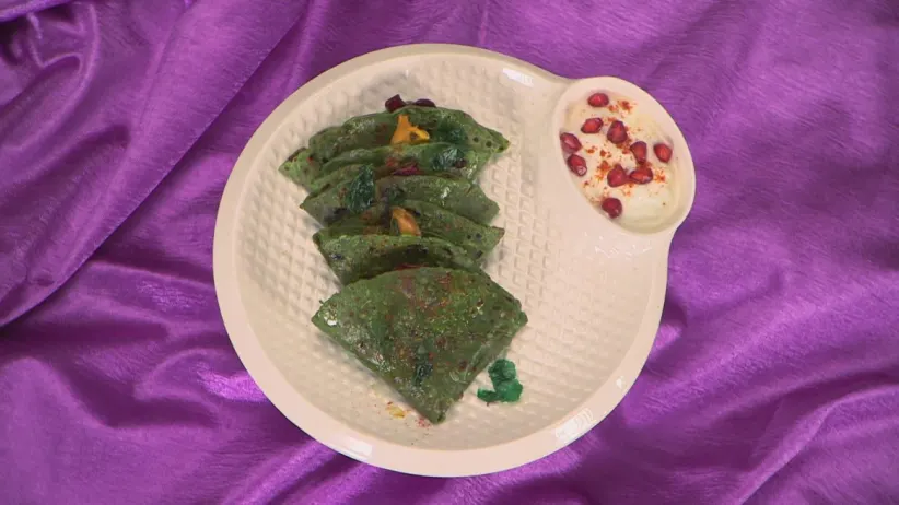 Kaju Palak Paratha and Soya Paneer Biryani - Aamhi Saare Khavayye