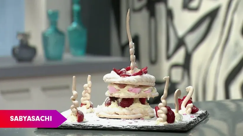 Strawberry Pavlova by Chef Sabyasachi - Urban Cook