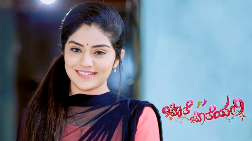 Anu is surprised on seeing Sharada Devi - Jothe Jotheyali