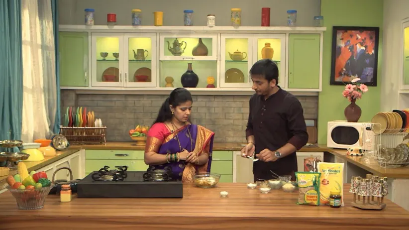 Mushroom Corn Balls' and 'Vegetable Cheese Salad' - Aamhi Saare Khavayye