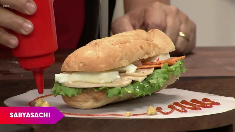 Ham Salami and Cheese Panini by Chef Sabyasachi - Urban Cook