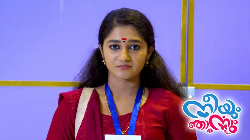 Sandra gives Sreelakshmi a task - Neeyum Njanum