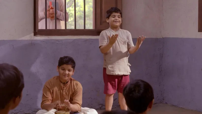 Bhim sings a song in his classroom