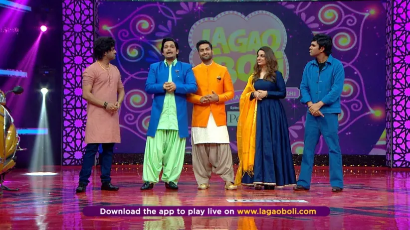 Poet Dinesh Mishra and Nidhi Gupta on the show - Lagao Boli