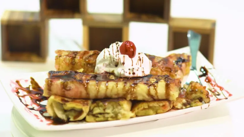 Cheese Corn Fritters and French Toasts - Swaad Aa Gaya