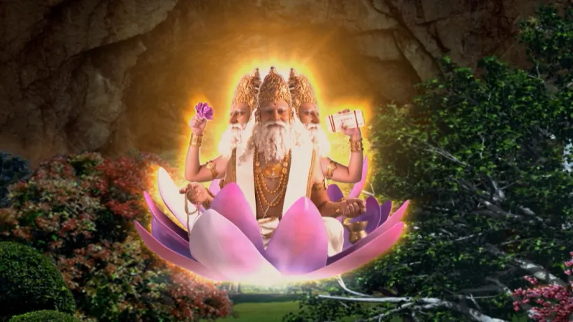 Krishna breaks the illusion created by Mayasura - Paramavatari Sri Krishna