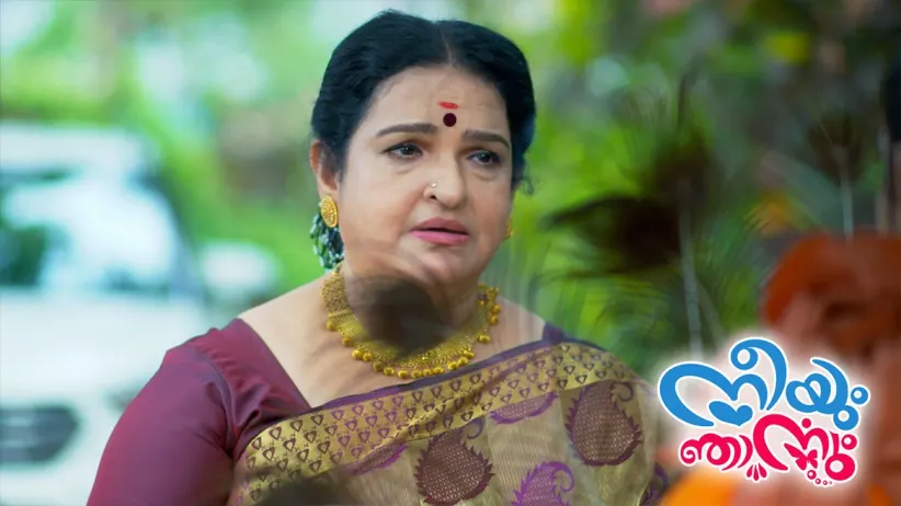 Gayathriamma visits Sreelakshmi - Neeyum Njanum