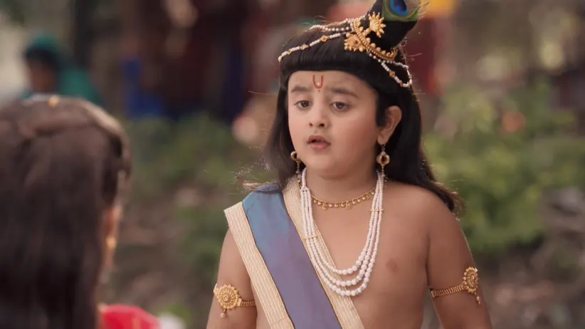 Kamsa tricks Kalinga into leaving the cave - Paramavatari Sri Krishna