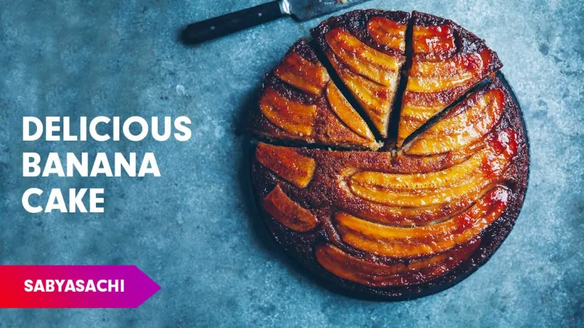 Banana & Walnut Cake Recipe by Chef Sabyasachi