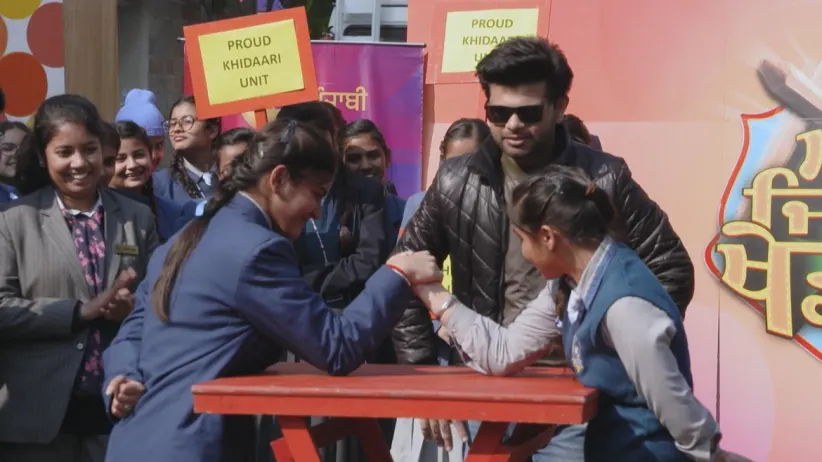 Karan visits CT Public School, Jalandhar - Aajo Jinhe Khedna