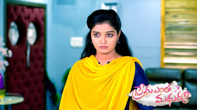 Arya scolds Meera - Prema Entha Madhuram