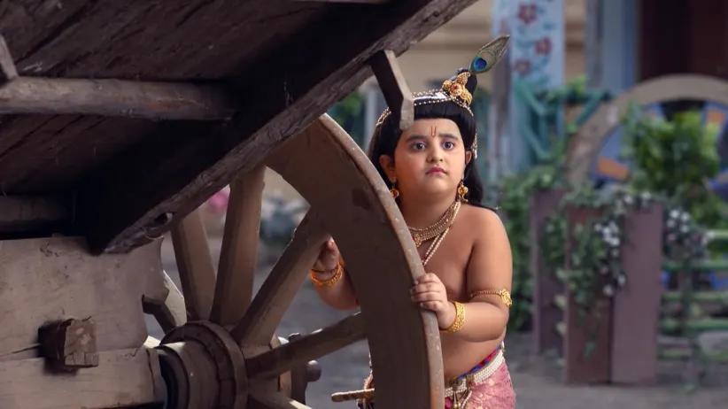 Krishna tries to convince Radha to return home - Paramavatari Sri Krishna