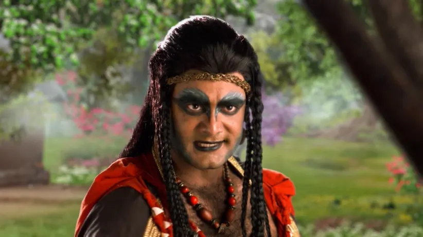 Cannibalistic birds attack Balarama - Paramavatari Sri Krishna