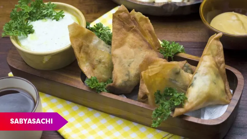Arabic Samosa with Feta Cheese and Spinach by Chef Sabyasachi - Urban Cook