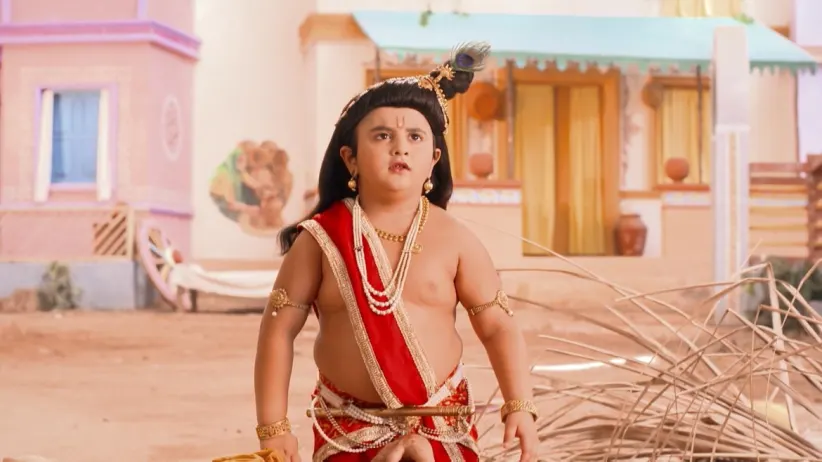 The residents of Brindaban face Suryadev's anger - Paramavatari Sri Krishna