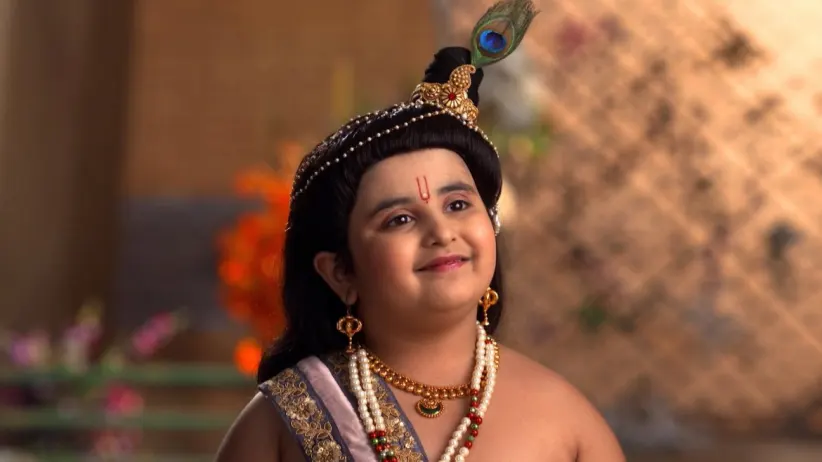 Krishna Rushes to Karmabai's Aid