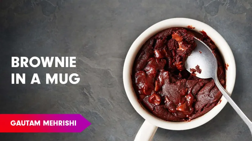 Brownie in a mug