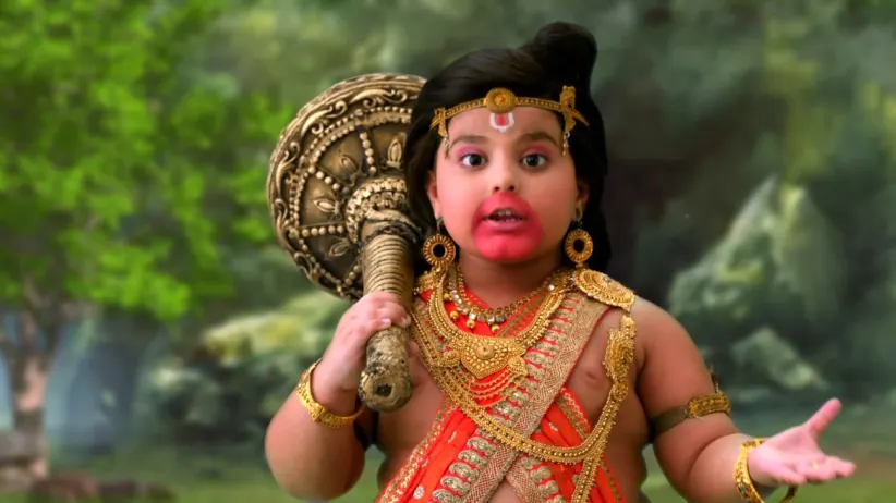 Ram stops Maruti from slaying Tadaka - Kahat Hanuman Jai Shri Ram