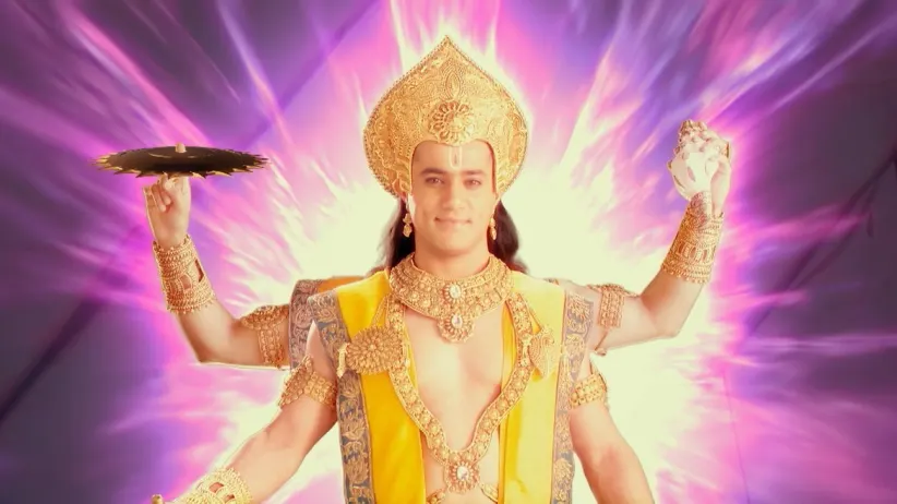 The sound of Krishna's flute irritates Kesini - Paramavatari Sri Krishna