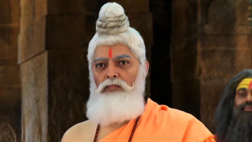 In deep meditation - Joy Baba Lokenath