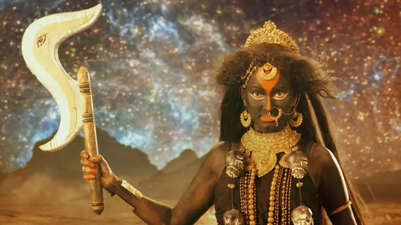 A battle between Mahakali and Kamsa - Paramavatari Sri Krishna