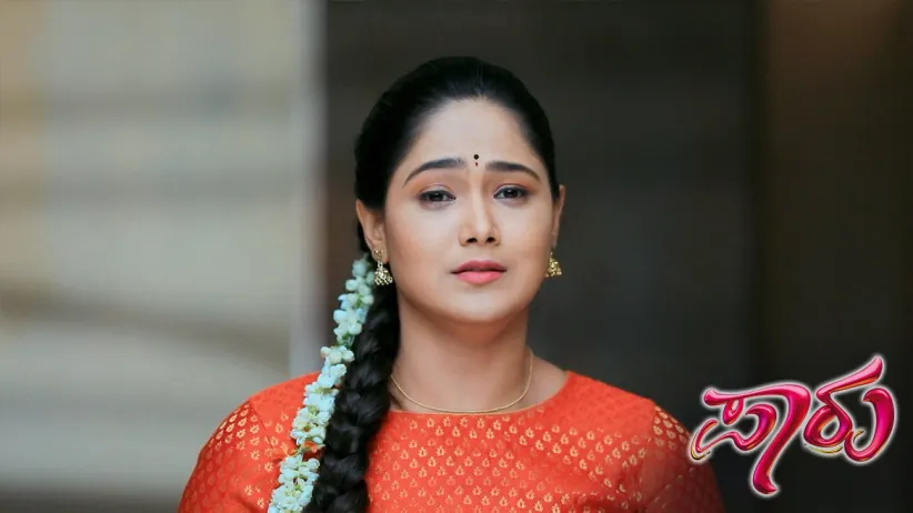 Akhila feeds Aditya - Paaru
