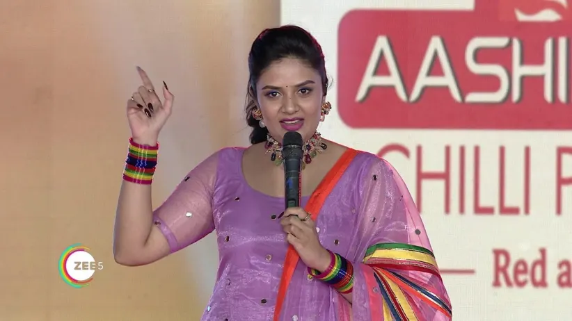 Sreemukhi plays a fun game with Ram - Sankranthi Sambaralu